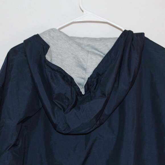 Port Authority BNWT Aflac 65 Years blue insulated windbreaker hooded jacket XL - Picture 7 of 7